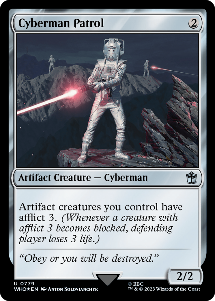 Cyberman Patrol Card Image