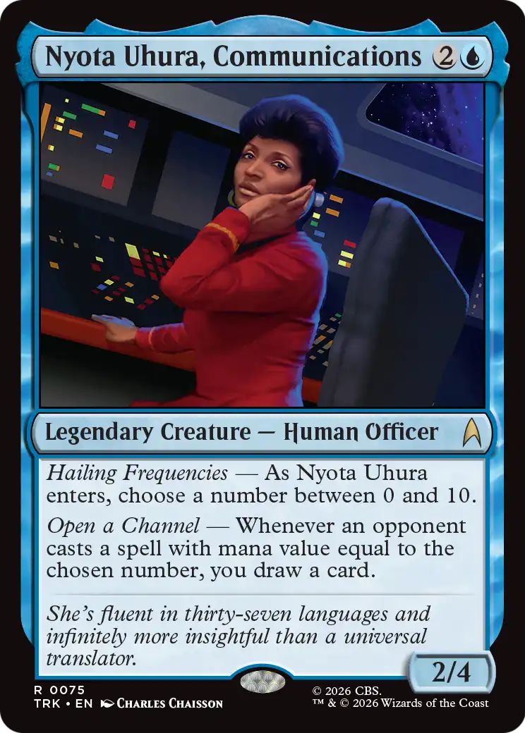 Nyota Uhura, Communications