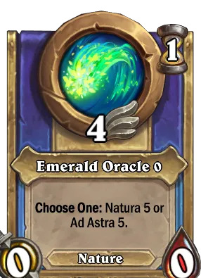 Emerald Oracle {0} Card Image