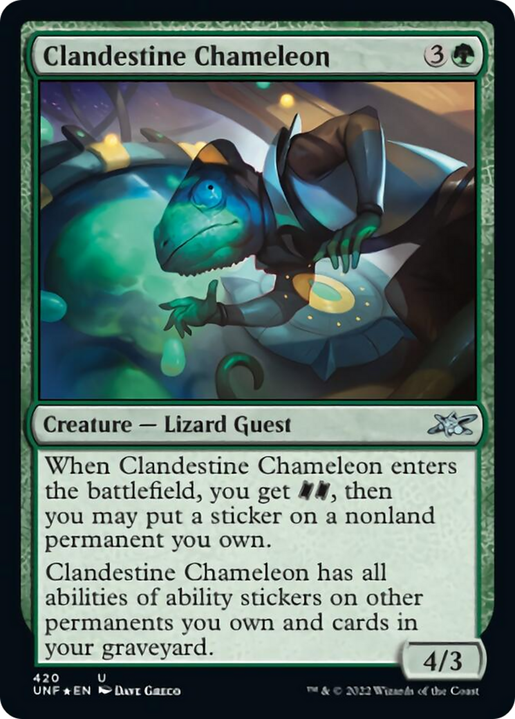 Clandestine Chameleon Card Image