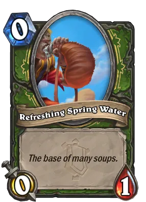 Refreshing Spring Water Card Image