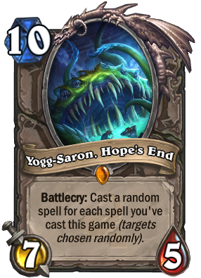 Yogg-Saron, Hope's End Card Image