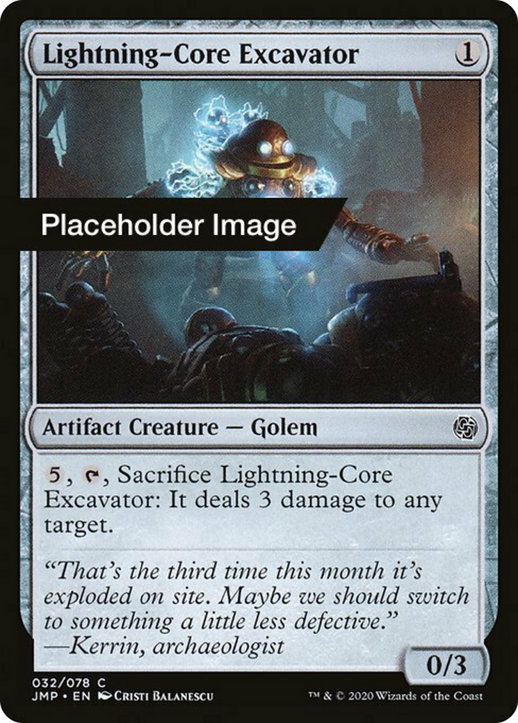 Lightning-Core Excavator Card Image