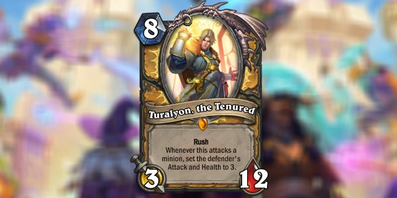 Turalyon, the Tenured is a New Paladin Legendary Card Revealed for Hearthstone's Scholomance Academy Expansion