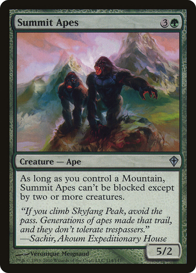 Summit Apes Card Image