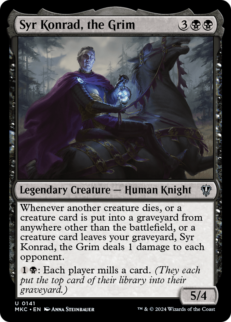 Syr Konrad, the Grim Card Image