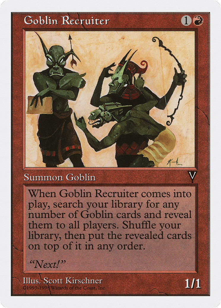 Goblin Recruiter Card Image