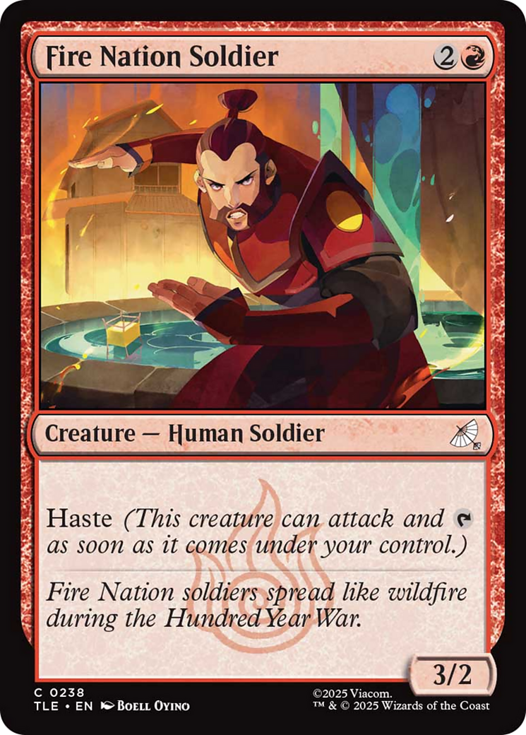 Fire Nation Soldier Card Image