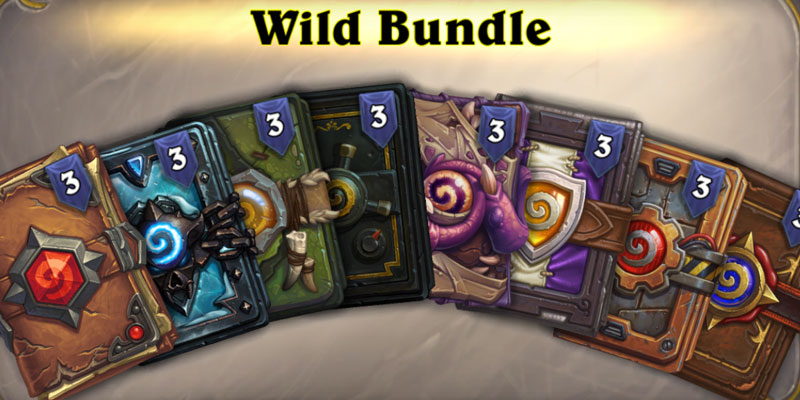 A New Bundle is Available in the Hearthstone Shop - The Wild Bundle Contains 24 Card Packs for $15