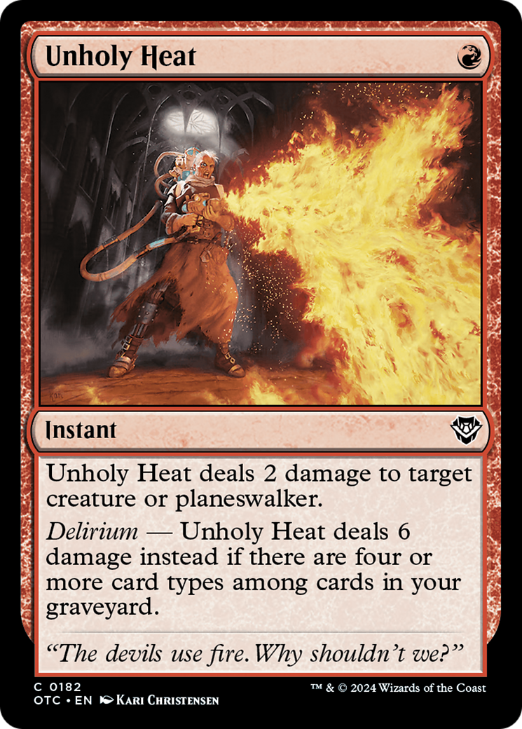 Unholy Heat Card Image