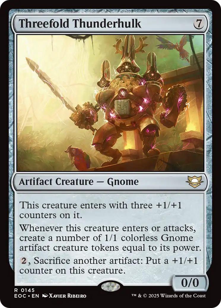 Threefold Thunderhulk Card Image