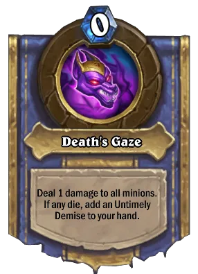 Death's Gaze Card Image