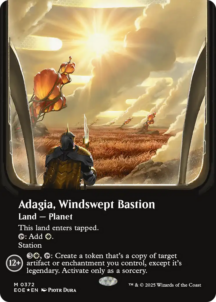 Adagia, Windswept Bastion Card Image
