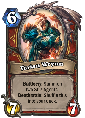 Varian Wrynn Card Image