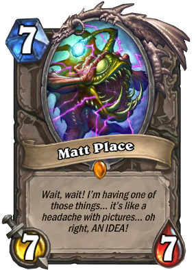 Matt Place Card Image