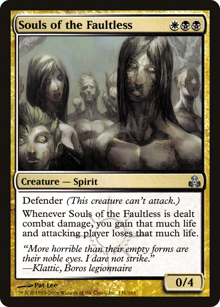 Souls of the Faultless Card Image