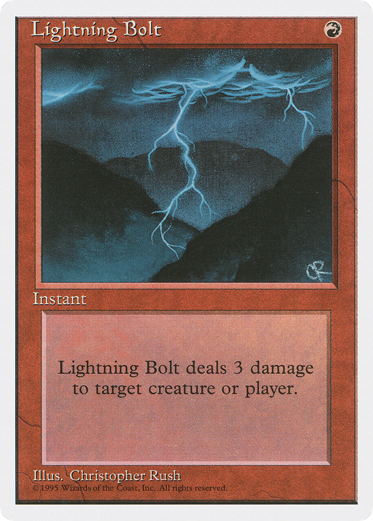 Lightning Bolt Card Image