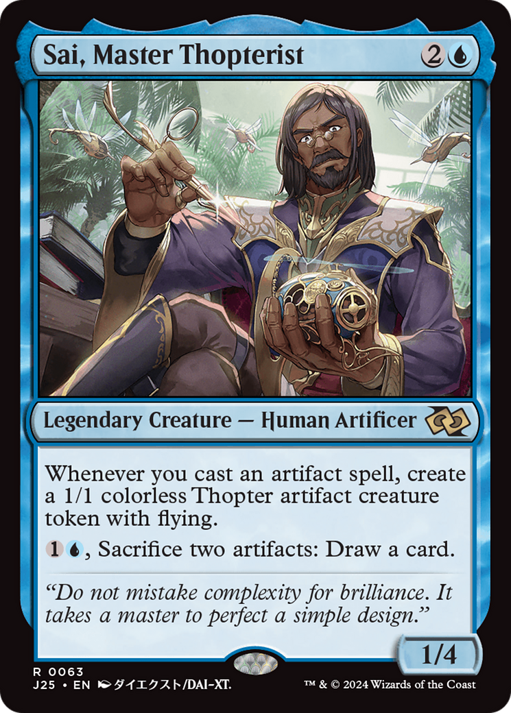 Sai, Master Thopterist Card Image