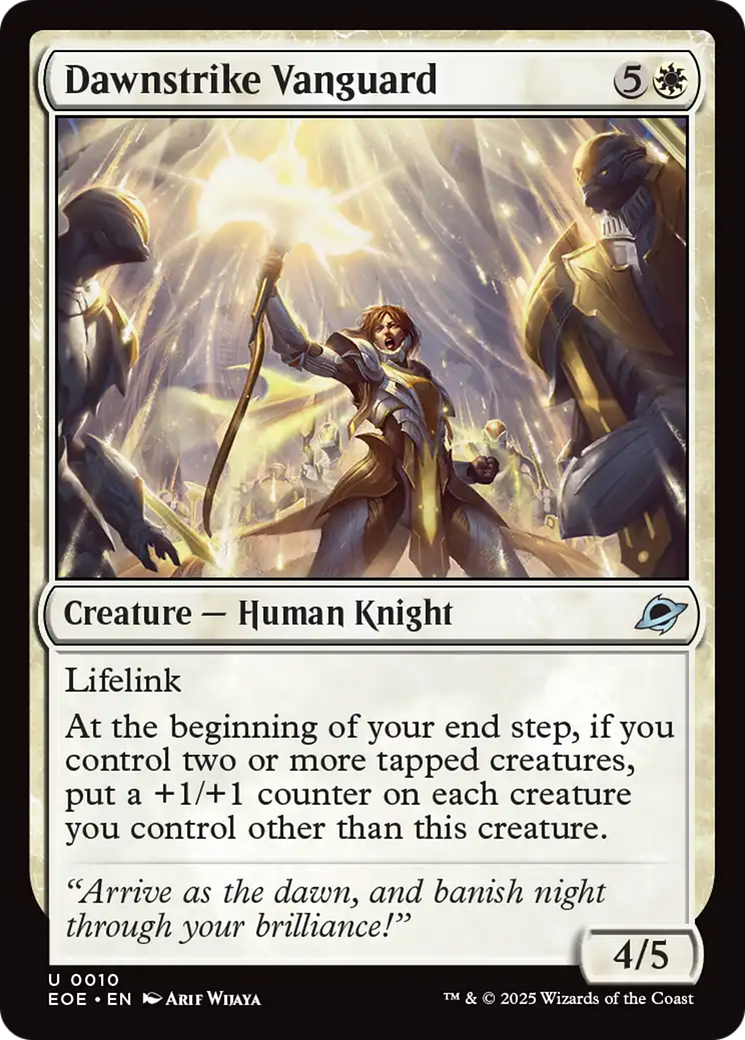 Dawnstrike Vanguard Card Image