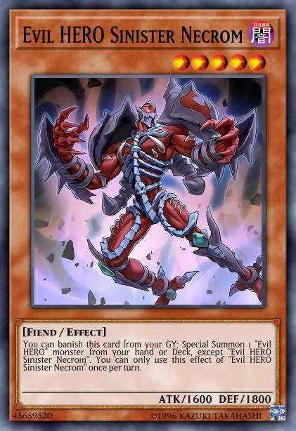 Evil HERO Sinister Necrom Card Image