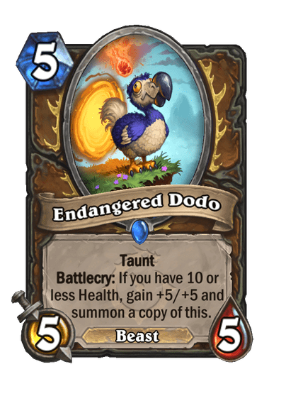 New Druid Minion - Endangered Dodo
