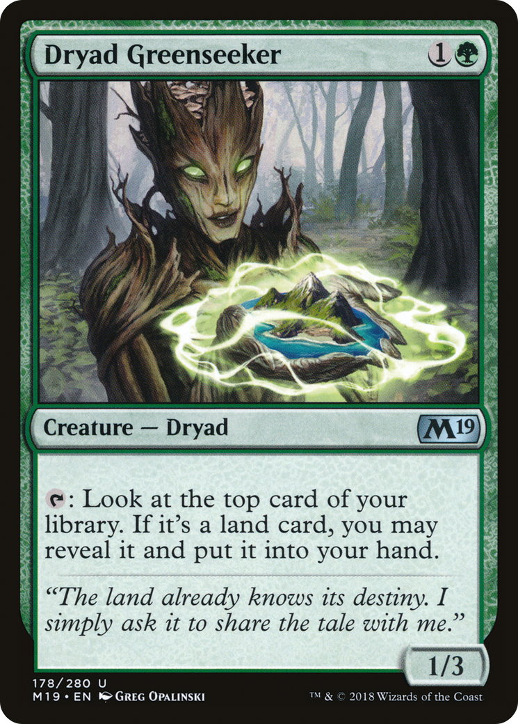 Dryad Greenseeker Card Image