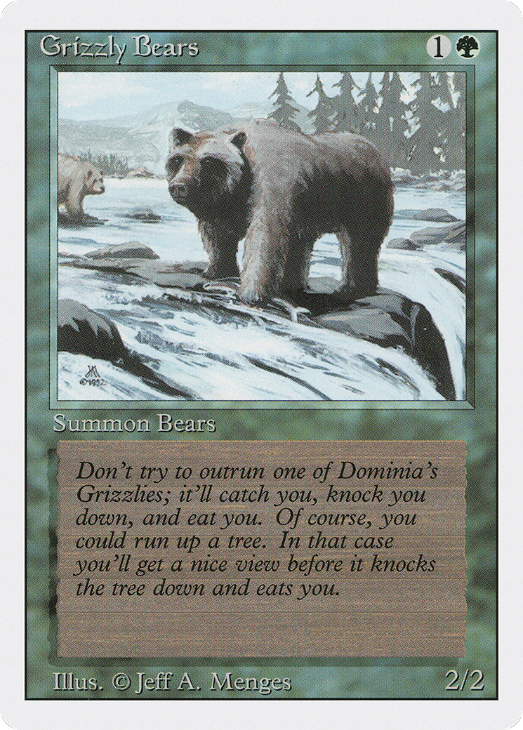 Grizzly Bears Card Image
