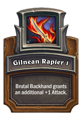 Gilnean Rapier 1 Card Image