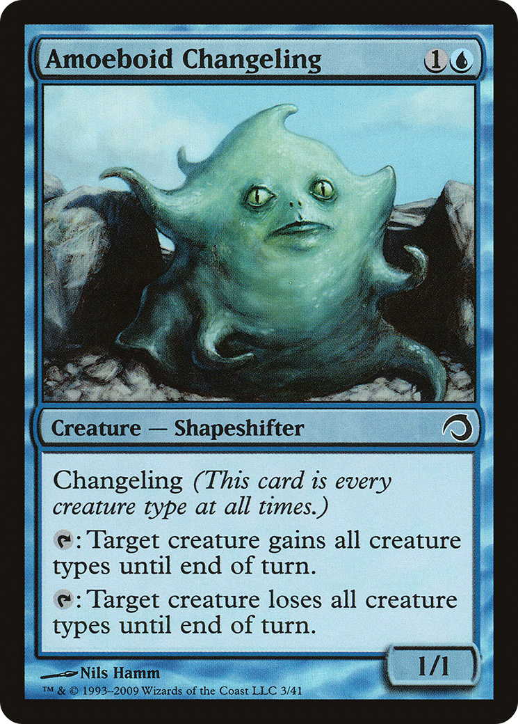 Amoeboid Changeling Card Image
