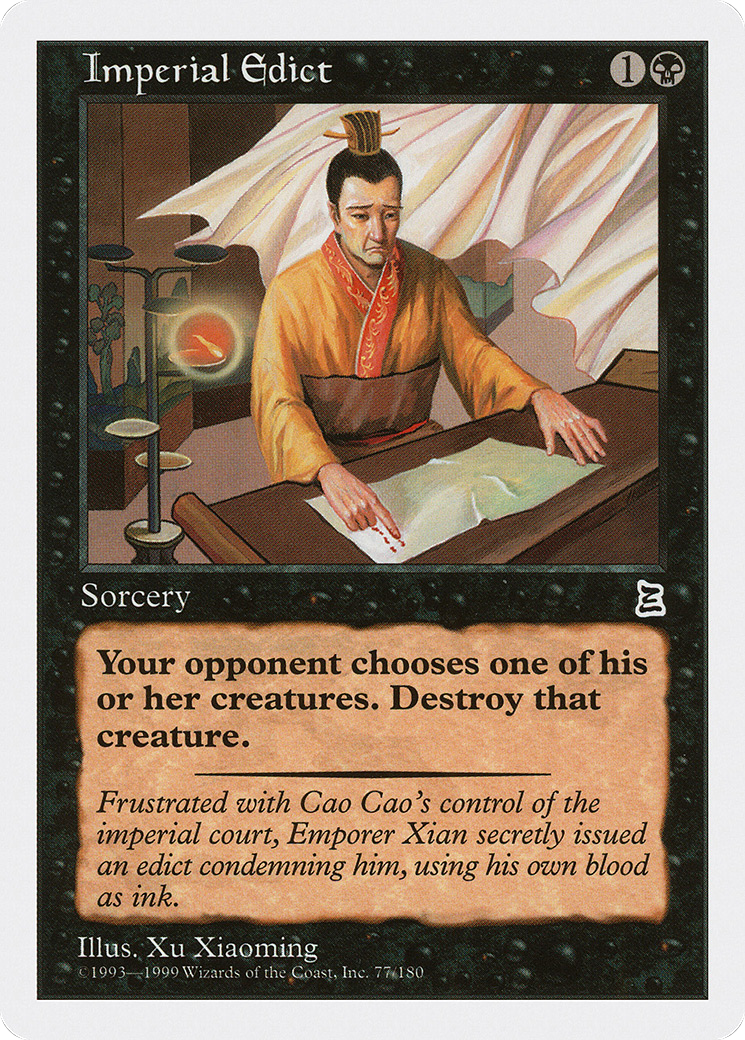 Imperial Edict Card Image