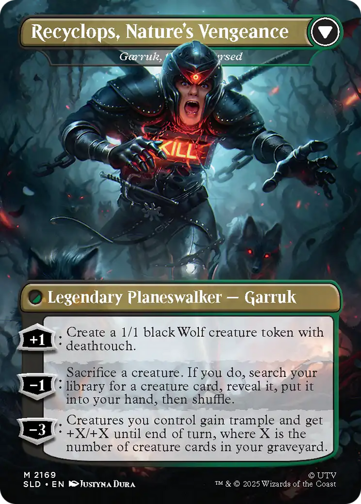 Garruk Relentless // Garruk, the Veil-Cursed Card Image