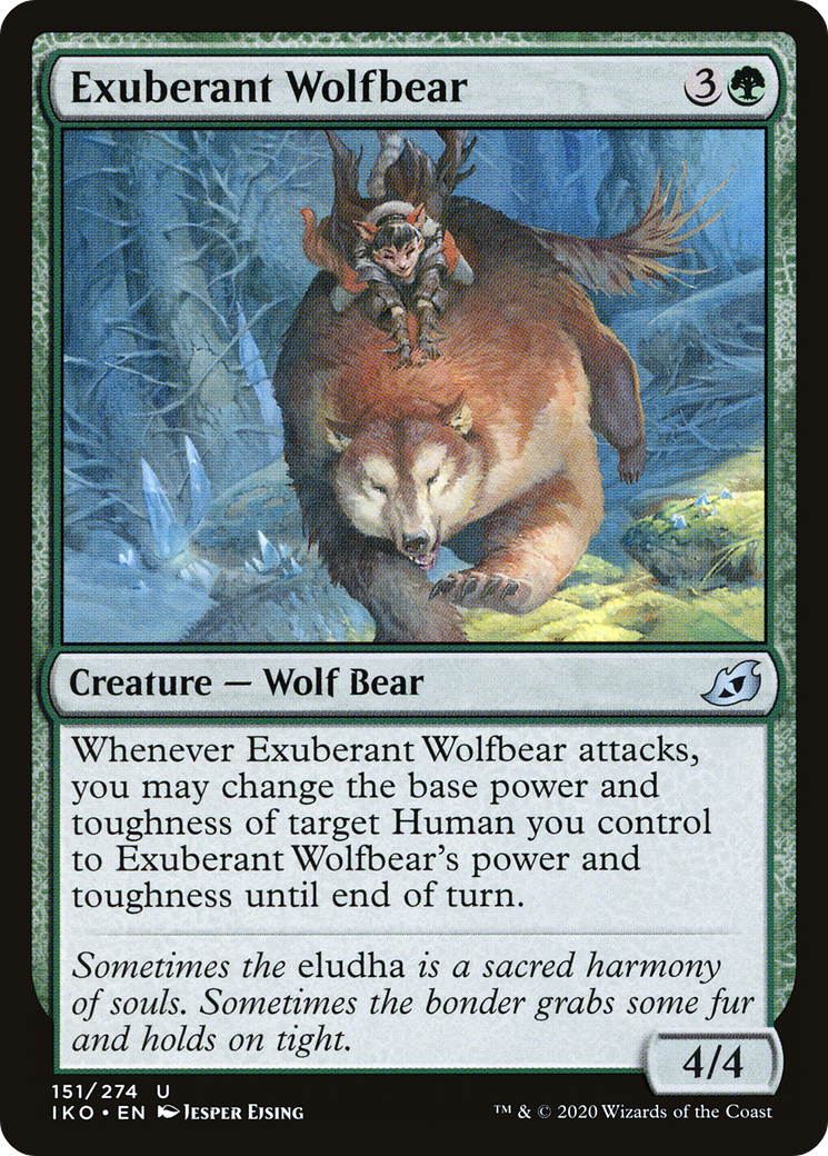 Exuberant Wolfbear Card Image