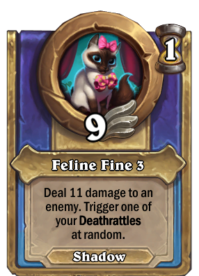 Feline Fine 3 Card Image