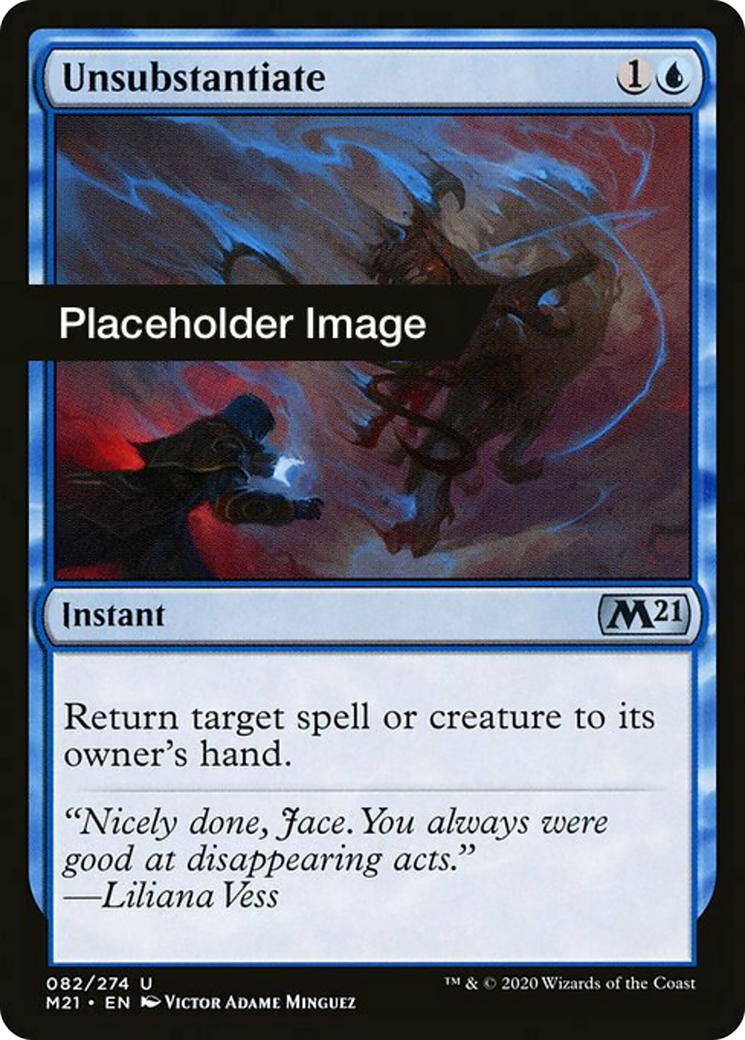 Unsubstantiate Card Image