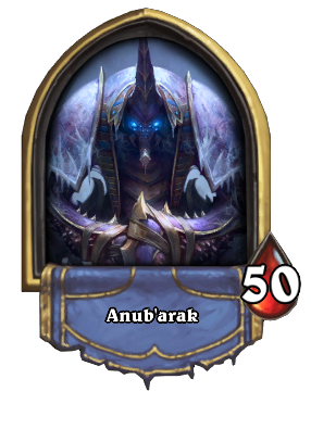 Anub arak Forged in the Barrens Hearthstone Cards Out of Games