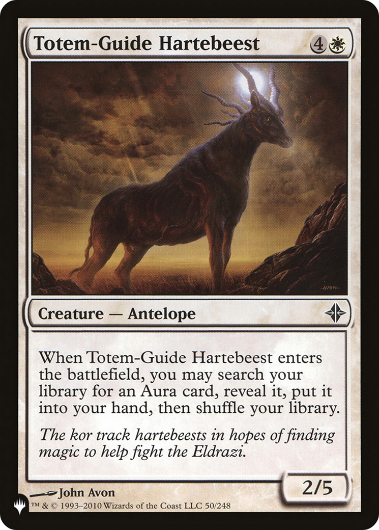 Totem-Guide Hartebeest Card Image