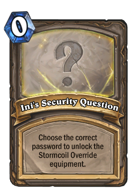 Ini's Security Question Card Image