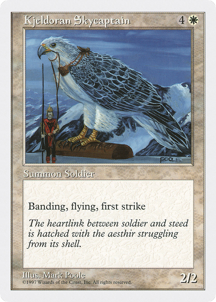 Kjeldoran Skycaptain Card Image