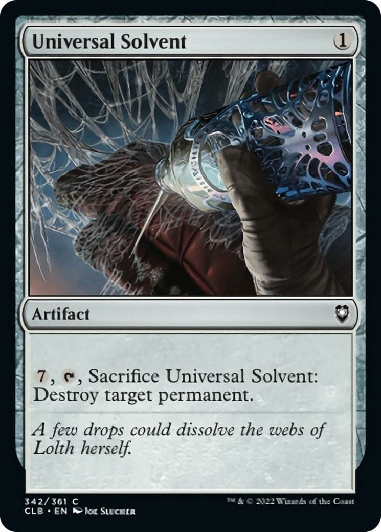 Universal Solvent Card Image