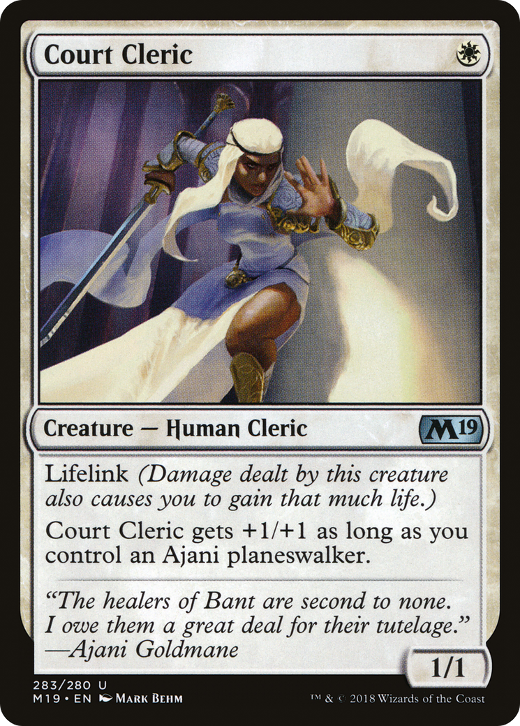Court Cleric Card Image