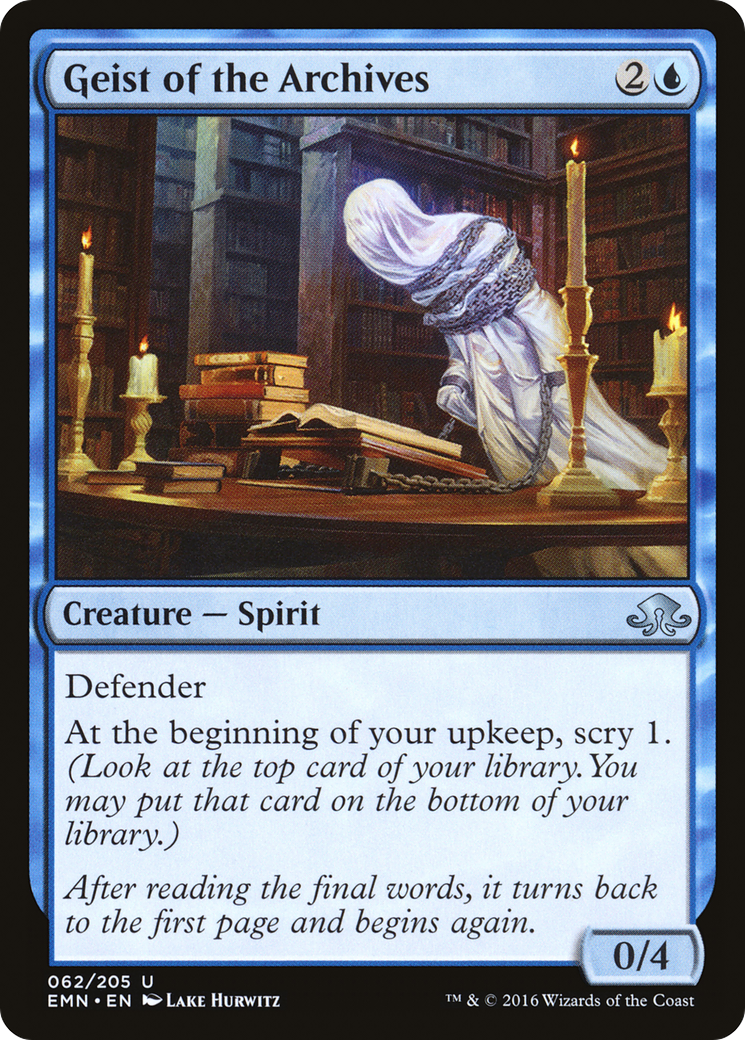 Geist of the Archives Card Image