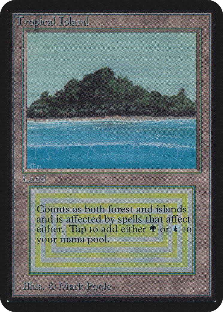 Tropical Island Card Image