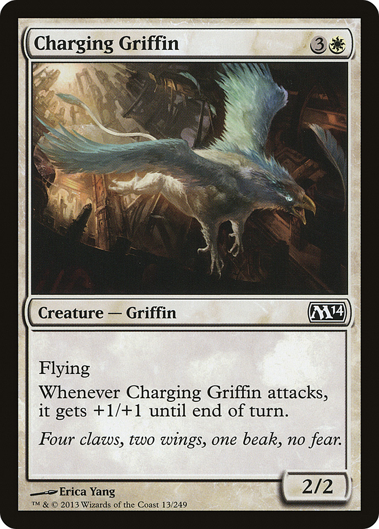 Charging Griffin Card Image