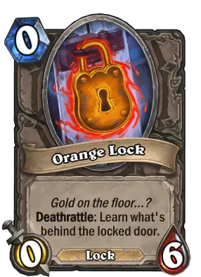 Orange Lock Card Image