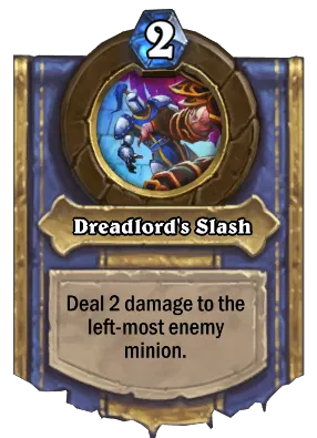 Dreadlord's Slash Card Image