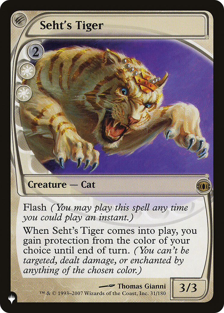 Seht's Tiger Card Image