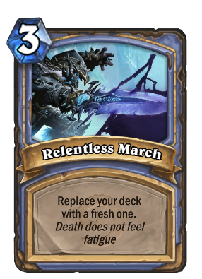 Relentless March Card Image