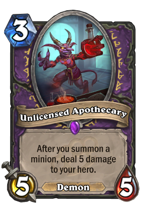 Unlicensed Apothecary Card Image