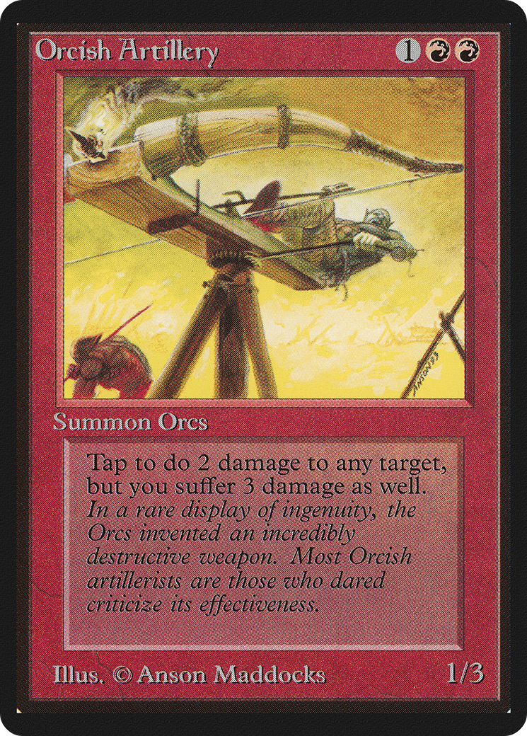 Orcish Artillery Card Image