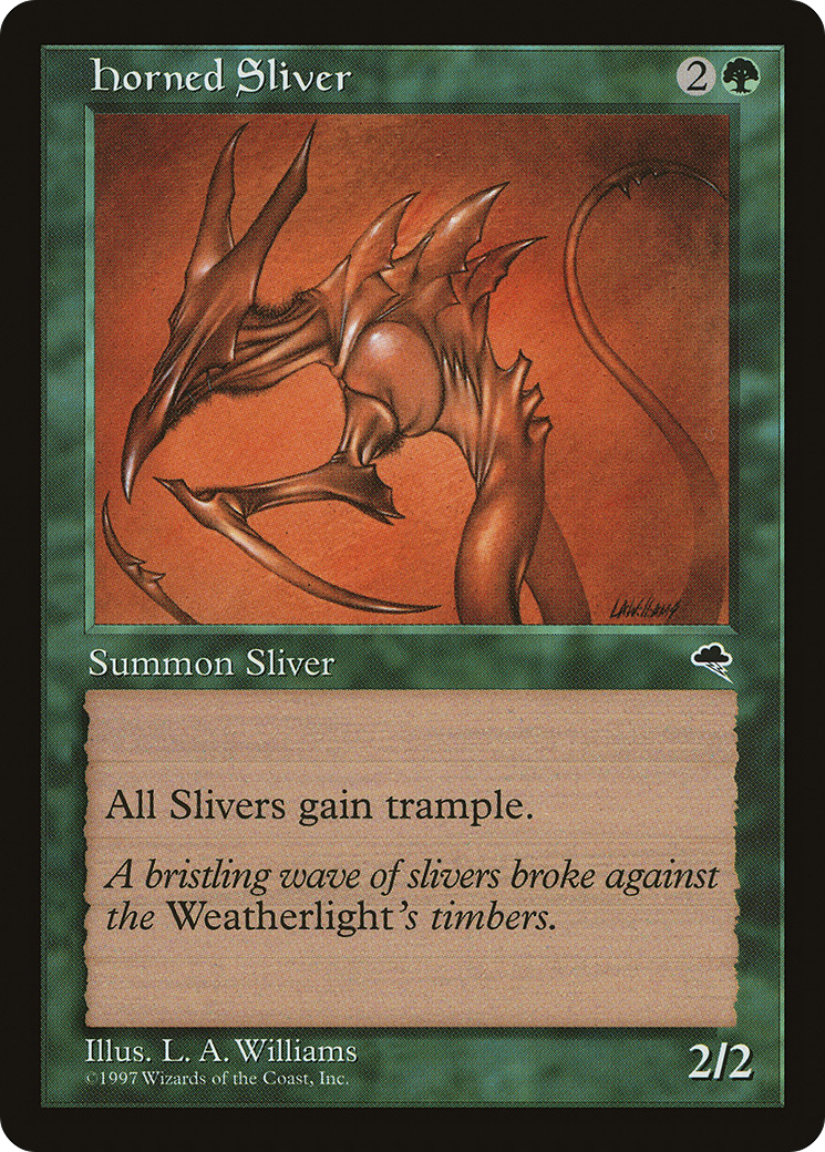 Horned Sliver Card Image